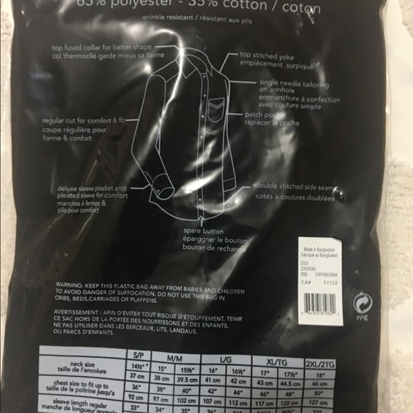 MENS long sleeve dress shirt - Picture 2 of 4